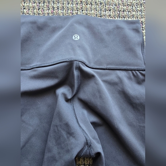 Lululemon Athletica Black Capris with Mesh Accents - Picture 8 of 9